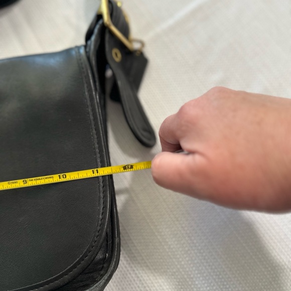 Coach Vintage Black Leather Women's Satchel - Picture 16 of 16